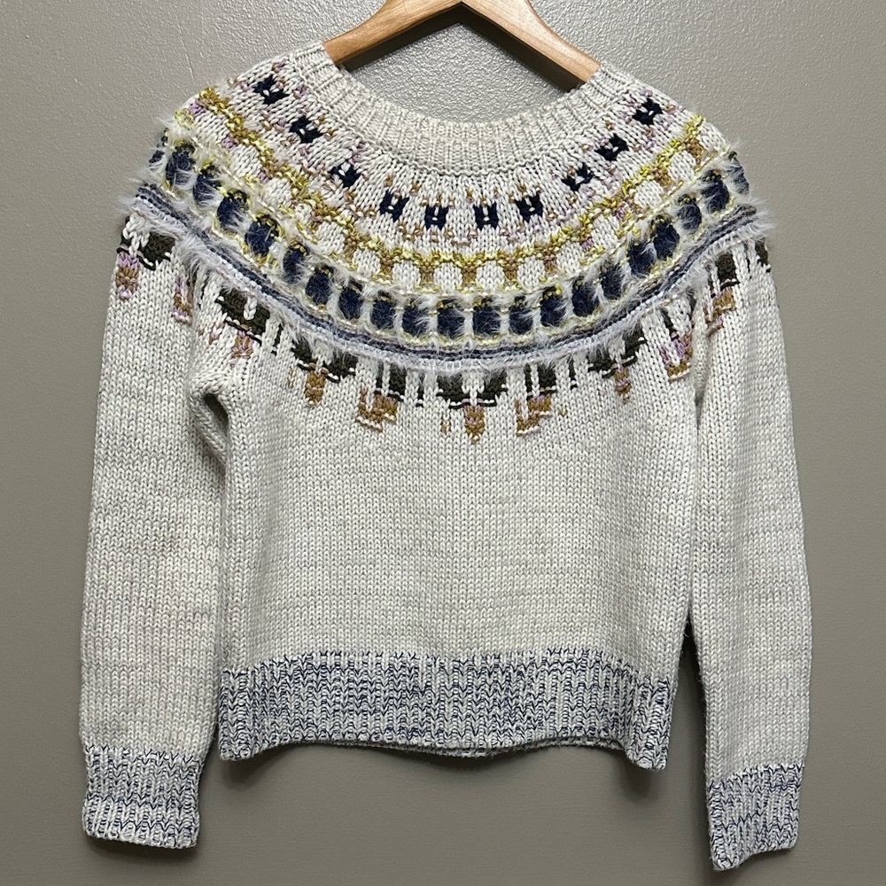 The Reeds x J. Crew fair in sale sweater Sz S